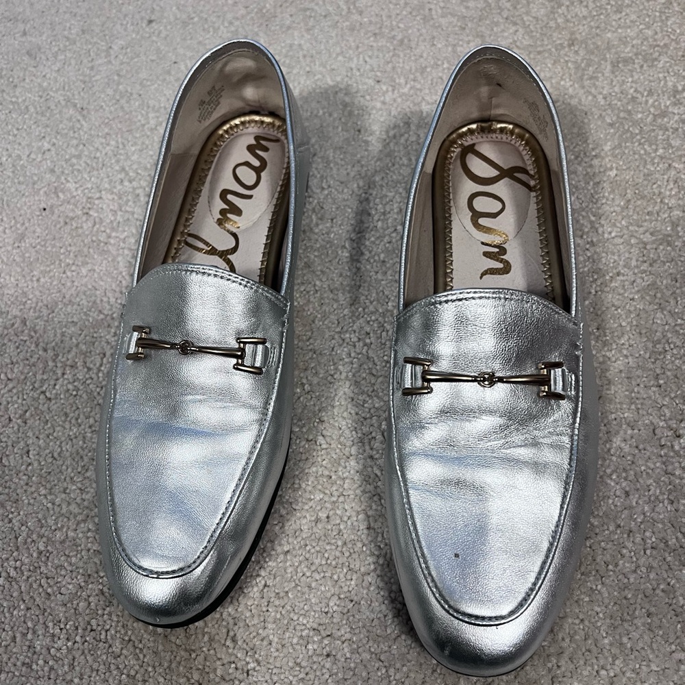 Metallic loafers